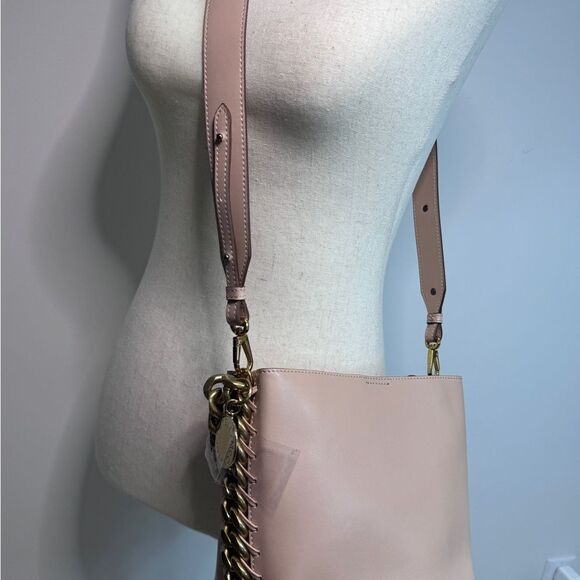 Stella McCartney Frayme Bucket Bag in Nude - Picture 5 of 10